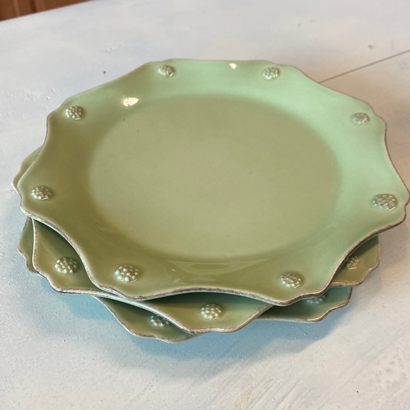 Juliska Dining Set Of 3 Juliska Plate Berry Thread Pistachio Green
